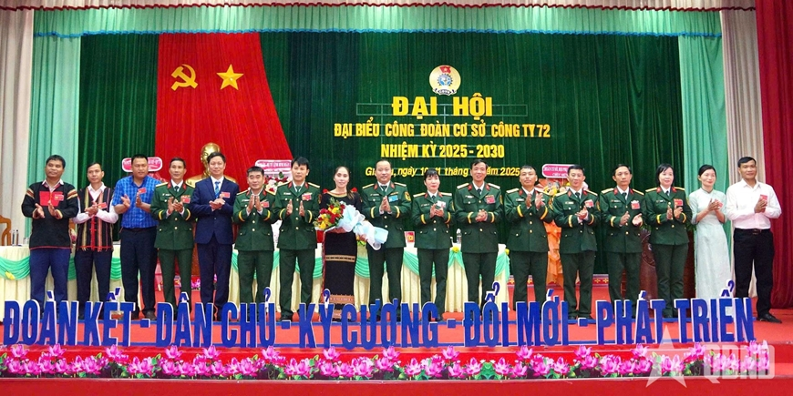 Công đoàn Công ty 72: Đổi mới, sáng tạo, xây dựng tổ chức vững mạnh