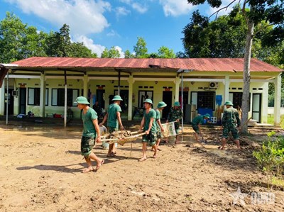 View - 	Quân đội Giúp các địa phương khắc phục hậu quả và phòng, chống dịch