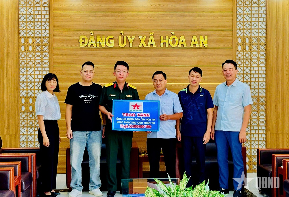 Báo Quân đội nhân dân chung tay cùng đồng bào vùng lũ Cao Bằng