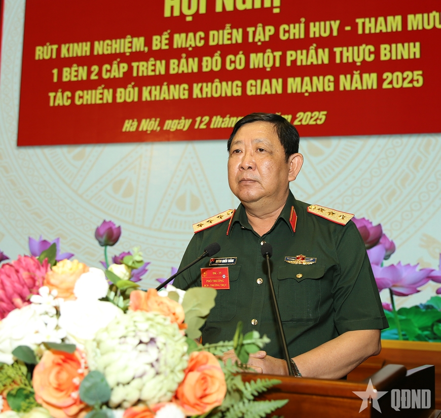 Bế mạc diễn tập tác chiến đối kháng không gian mạng năm 2025