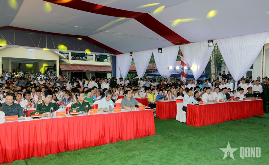 Thủ tướng Phạm Minh Chính dự lễ khởi công Trường nội trú liên cấp Tiểu học và THCS Bát Mọt (Thanh Hóa)