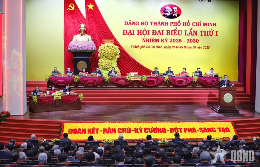 Tổng Bí thư Tô Lâm dự, chỉ đạo Đại hội đại biểu Đảng bộ TP Hồ Chí Minh lần thứ I, nhiệm kỳ 2025-2030
