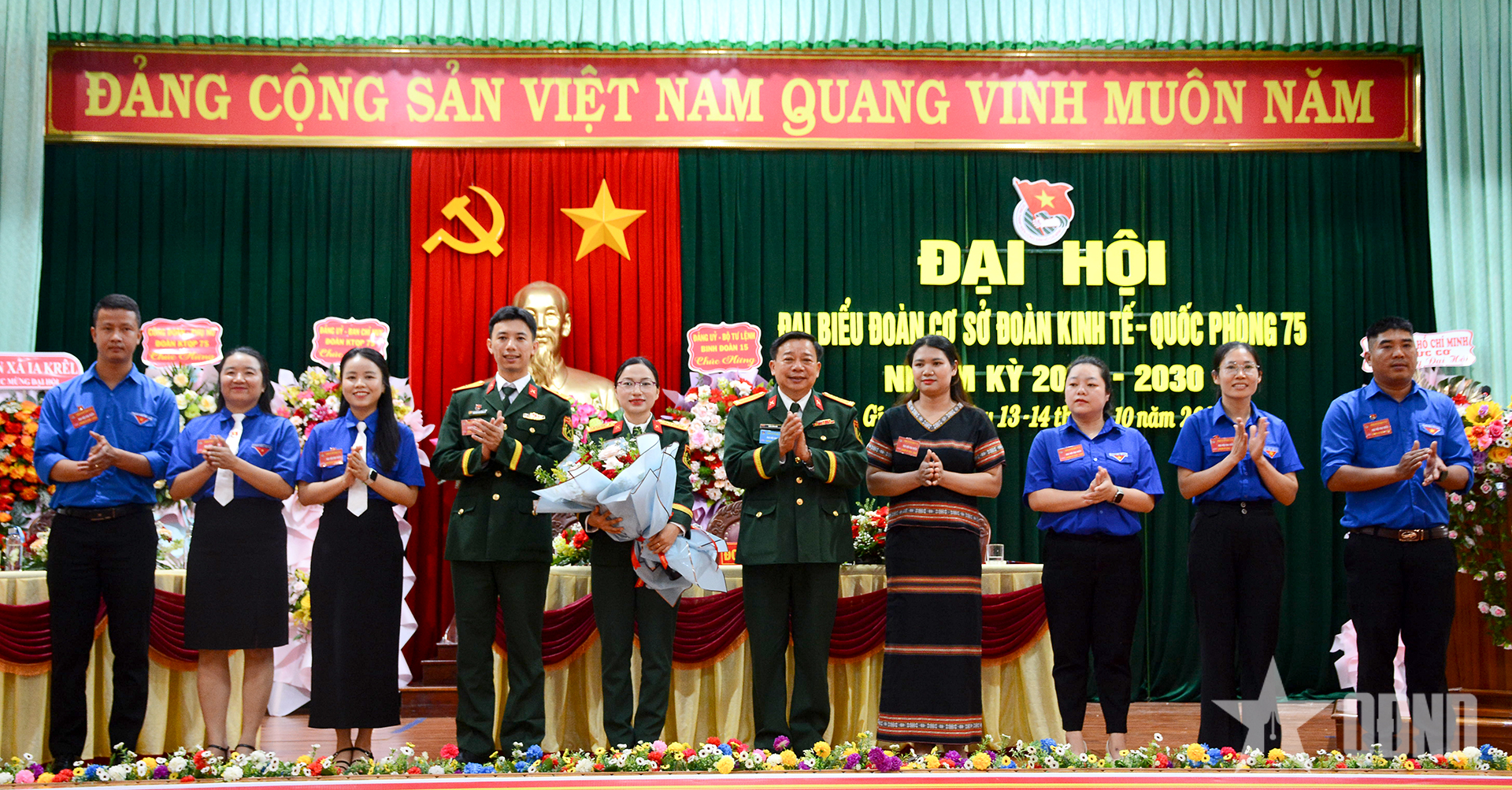 Đoàn Kinh tế - Quốc phòng 75: Xung kích, hỗ trợ đoàn viên, thanh niên lập thân, lập nghiệp