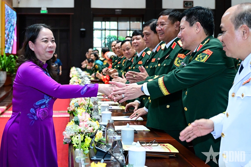Đại tướng Trịnh Văn Quyết dự Tuyên dương điển hình tiên tiến Phụ nữ Quân đội giai đoạn 2020-2025