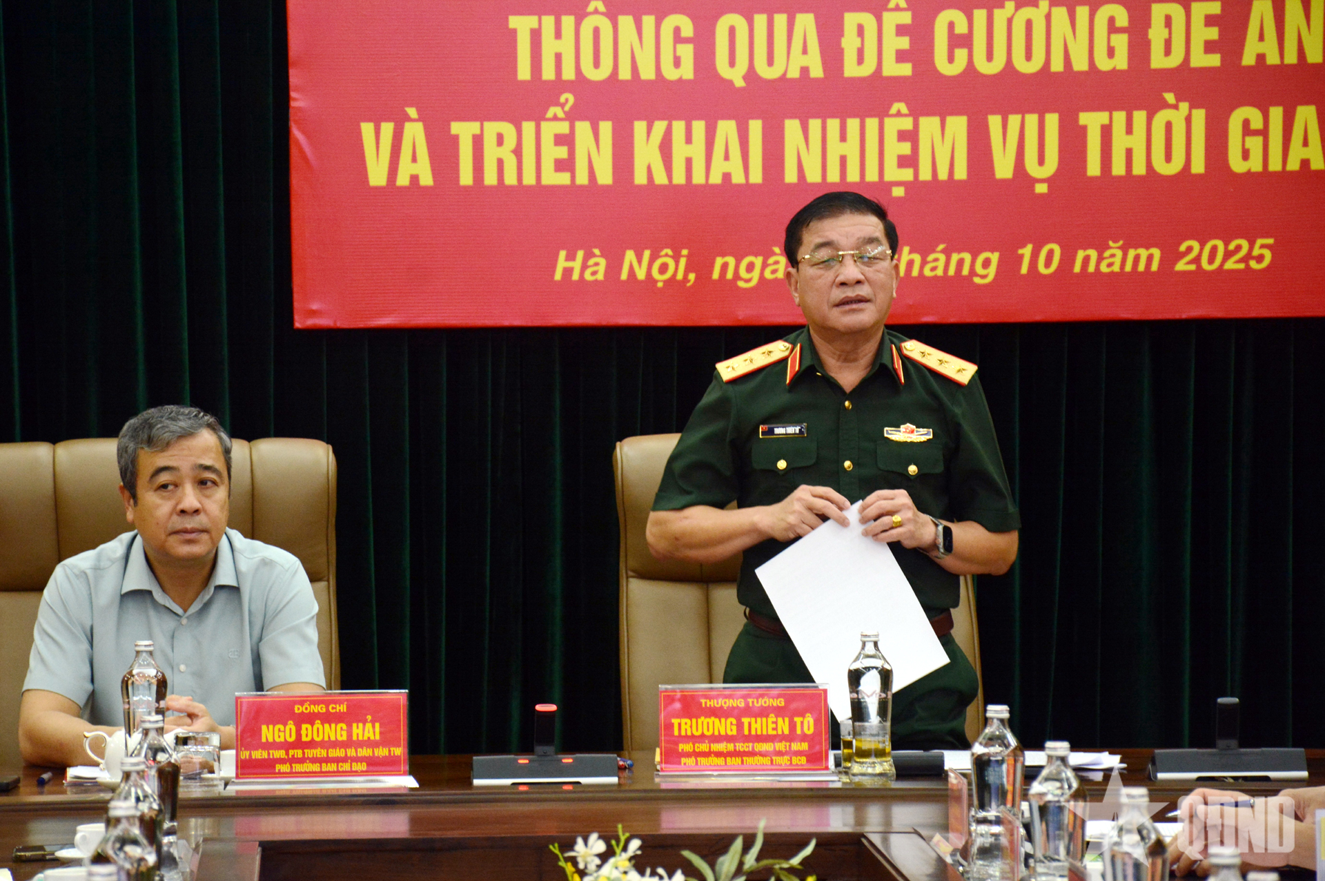 Ban chỉ đạo xây dựng Đề án 89 Bộ Quốc phòng tổ chức hội nghị triển khai nhiệm vụ