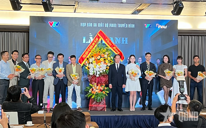 Họp báo ra mắt phim truyền hình thuộc dòng chính luận “Lằn ranh”