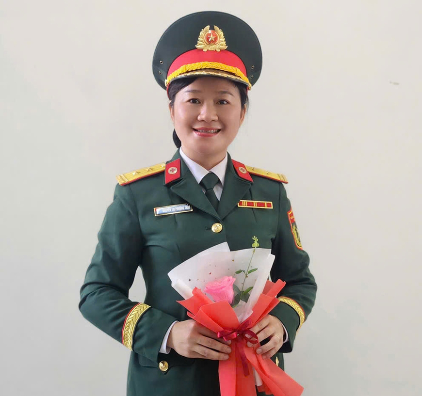Quân khu 9: Trung tá Nguyễn Thị Phương Thảo - giỏi chuyên môn, nhiệt huyết với phong trào

