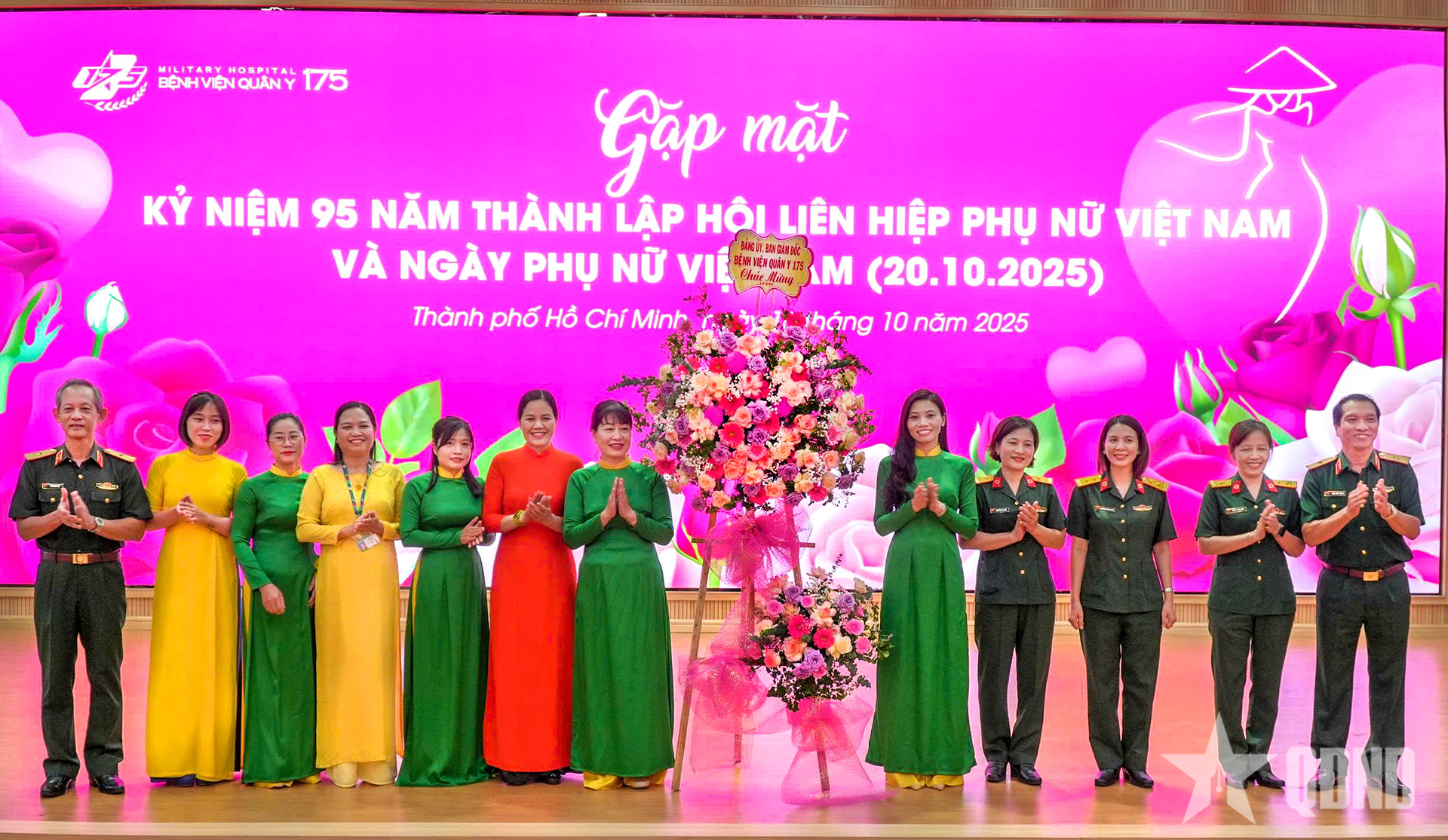 Bệnh viện Quân y 175 họp mặt kỷ niệm 95 năm thành lập Hội Liên hiệp Phụ nữ Việt Nam