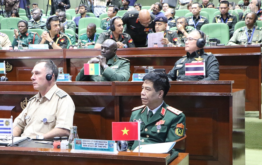 Thượng tướng Nguyễn Văn Nghĩa dự hội nghị về gìn giữ hòa bình Liên hợp quốc tại Ấn Độ