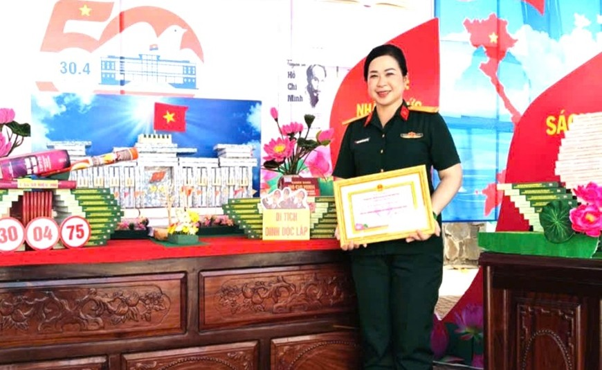 Thiếu tá QNCN Phạm Nguyễn Phúc Vân - nữ quân nhân năng động, nhiệt huyết