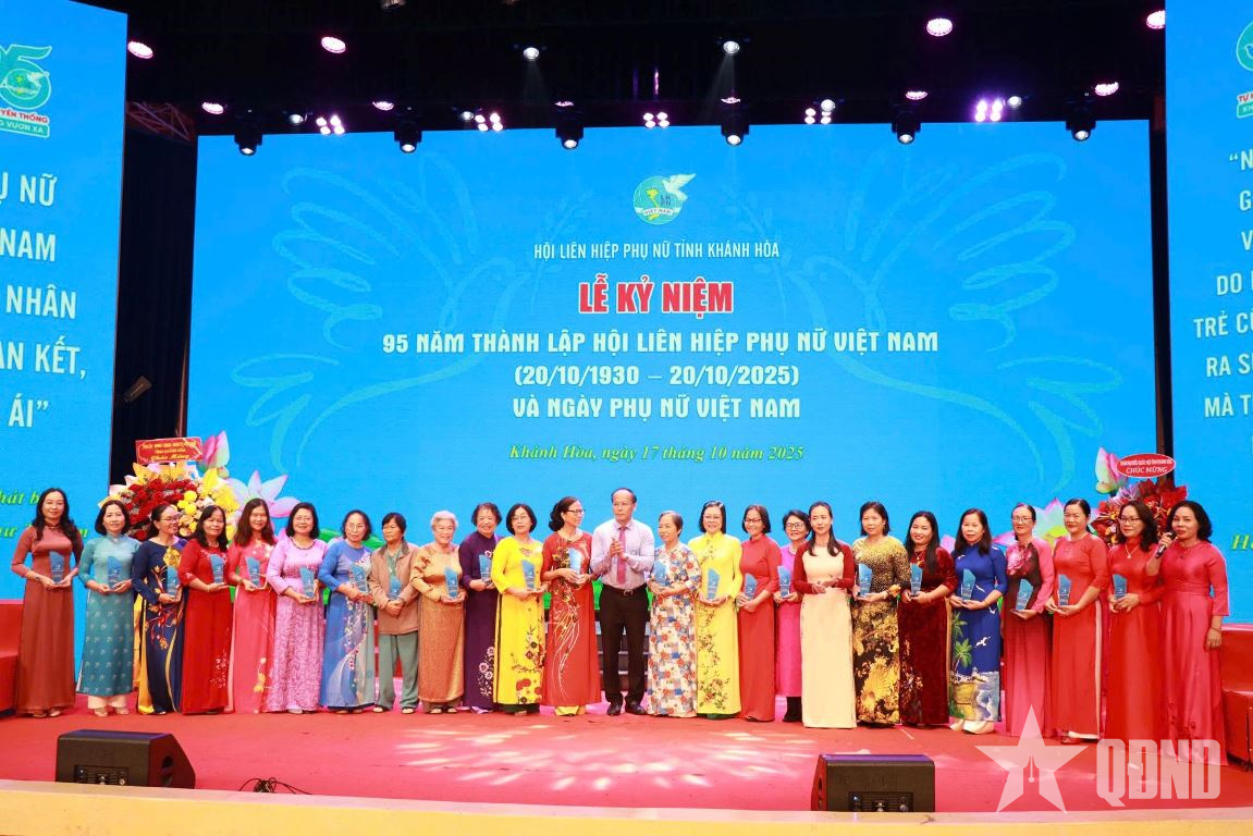 Khánh Hòa: Kỷ niệm 95 năm Ngày thành lập Hội Liên hiệp Phụ nữ Việt Nam
