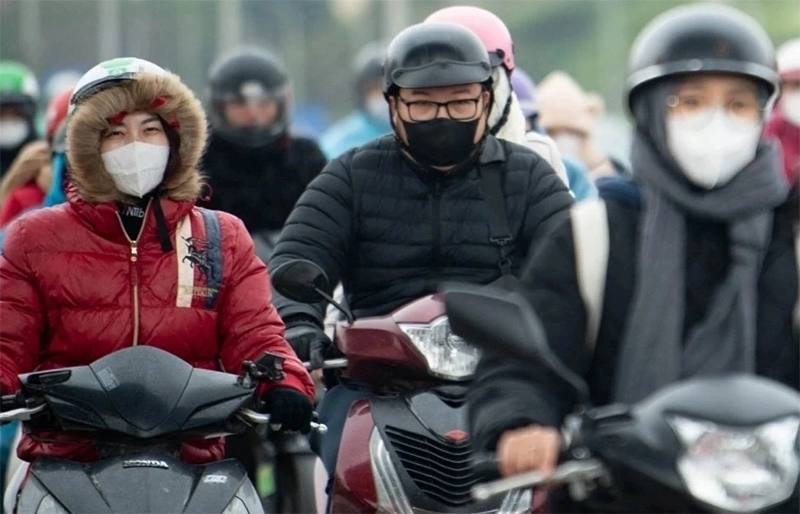 Không khí lạnh tăng cường, Bắc Bộ và Bắc Trung Bộ mưa rét 19-21 độ C