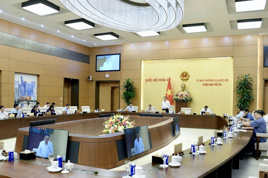 Bế mạc Phiên họp thứ 50 Ủy ban Thường vụ Quốc hội: Hoàn tất xem xét 40 nội dung của phiên họp