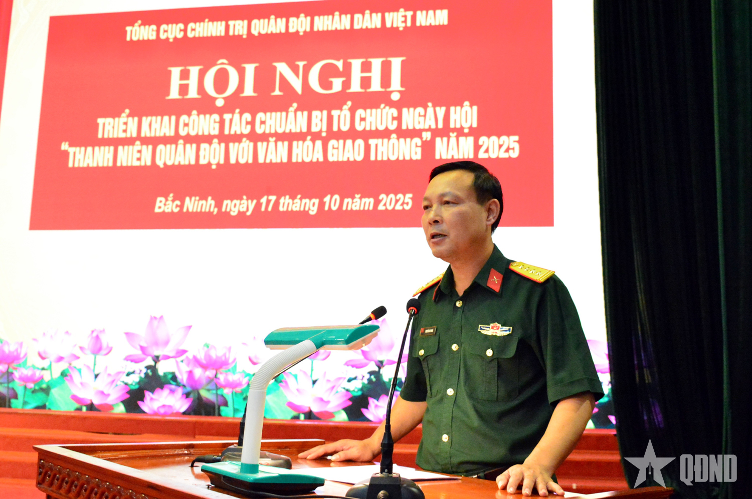 Chuẩn bị chu đáo cho ngày hội “Thanh niên Quân đội với văn hóa giao thông” năm 2025