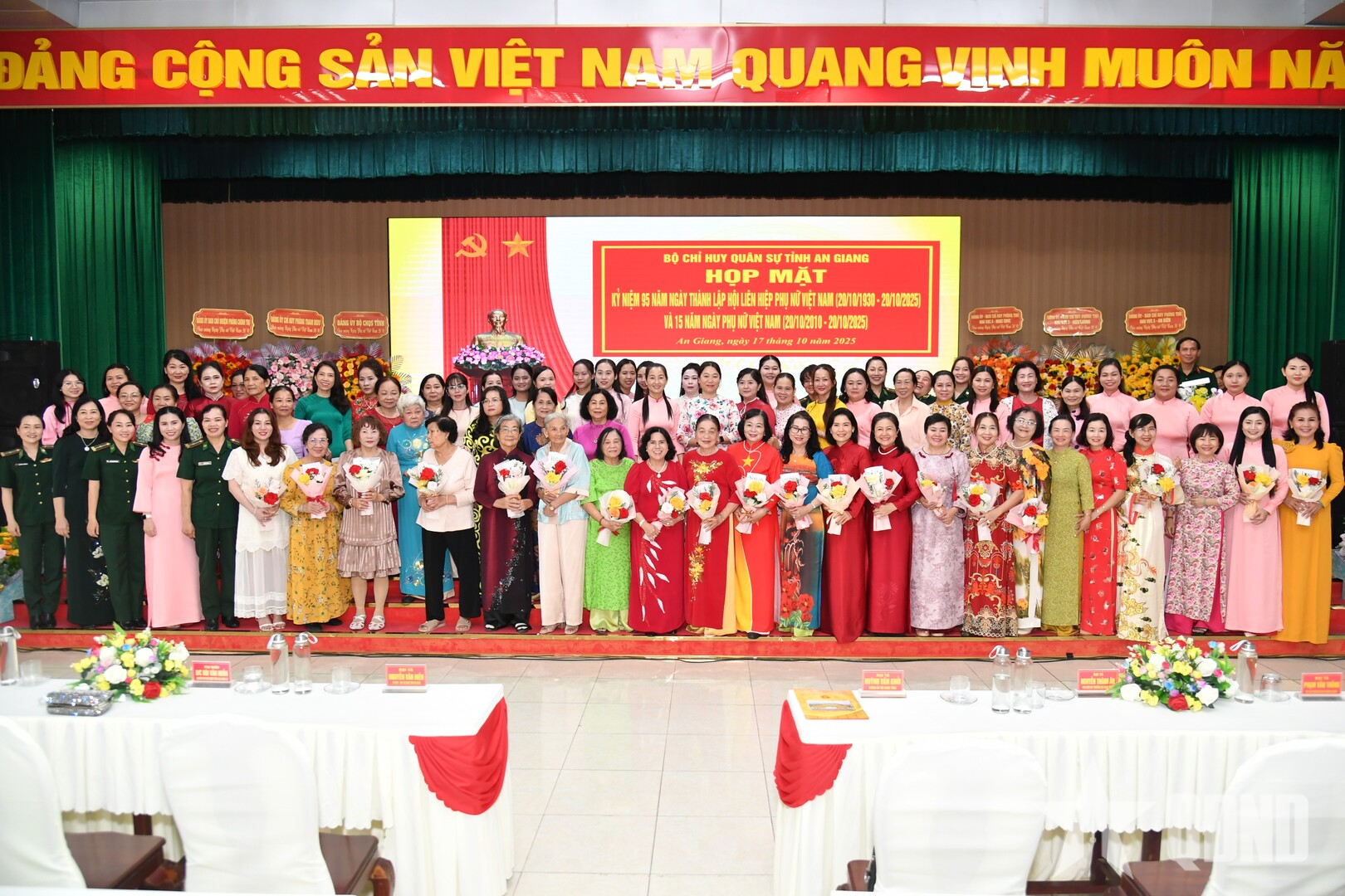 An Giang: Gặp mặt kỷ niệm 95 năm Ngày thành lập Hội Liên hiệp Phụ nữ Việt Nam