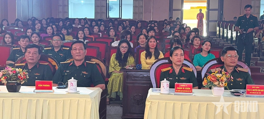 Tuyên dương điển hình tiên tiến phụ nữ Học viện Quân y giai đoạn 2020-2025