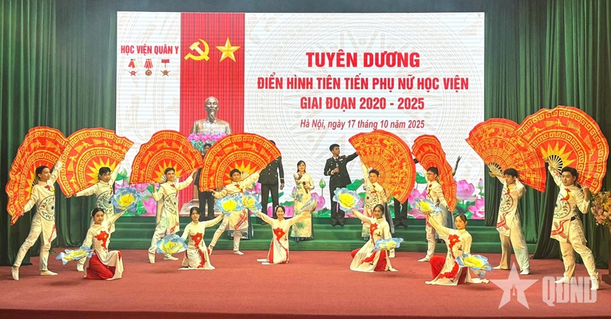 Tuyên dương điển hình tiên tiến phụ nữ Học viện Quân y giai đoạn 2020-2025
