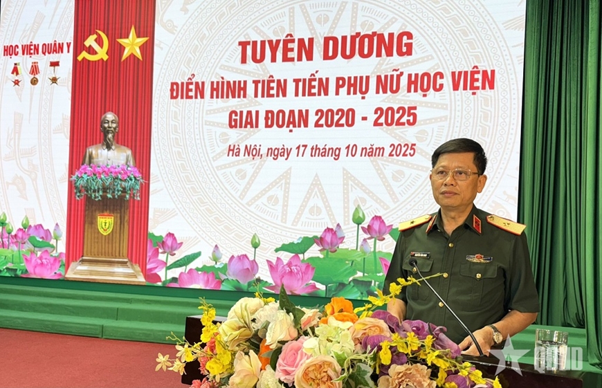 Tuyên dương điển hình tiên tiến phụ nữ Học viện Quân y giai đoạn 2020-2025