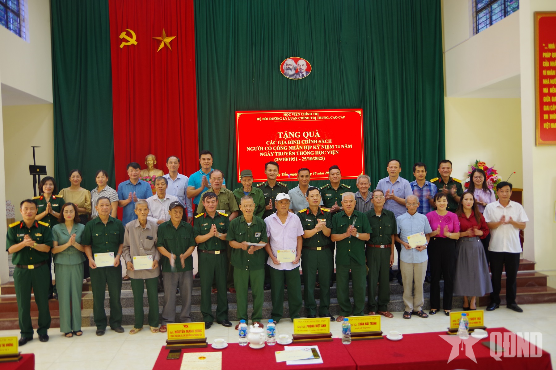 Hệ 3, Học viện Chính trị hành quân về nguồn, đền ơn đáp nghĩa