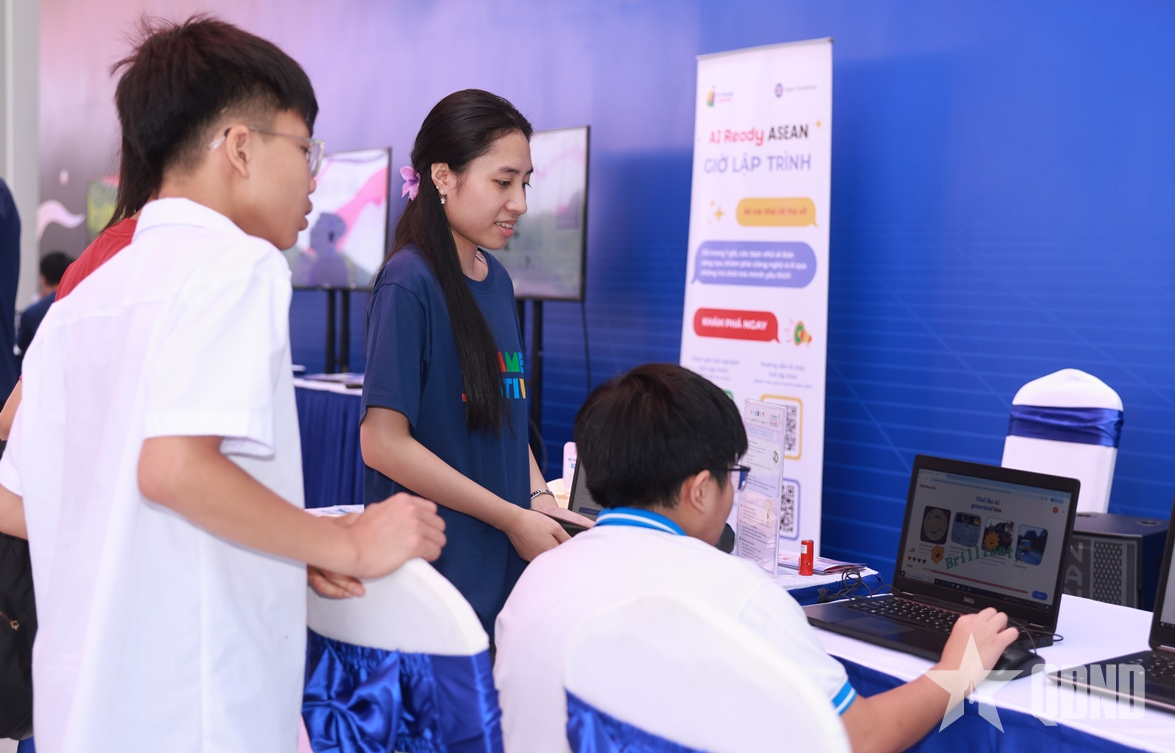 Nhiều hoạt động tại lễ hội công nghệ và trí tuệ nhân tạo