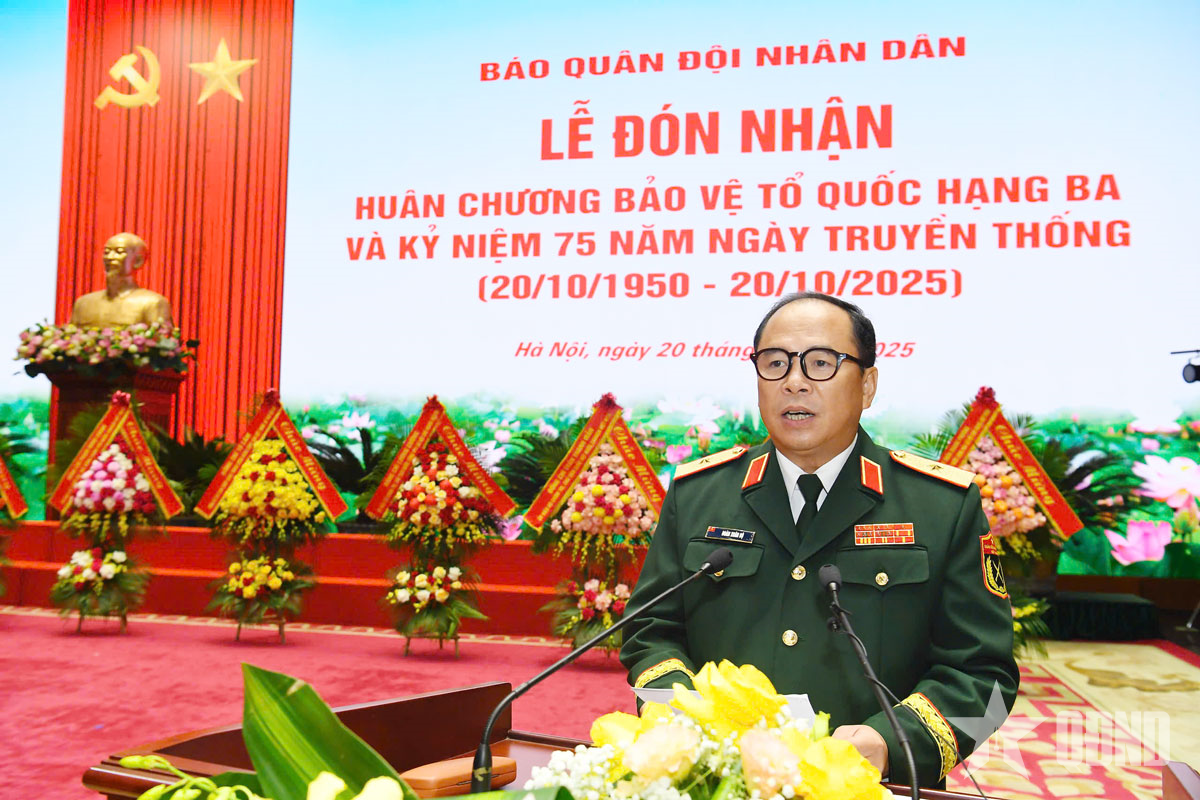 Diễn văn kỷ niệm 75 năm Ngày truyền thống Báo Quân đội nhân dân của Thiếu tướng Đoàn Xuân Bộ, Bí thư Đảng ủy, Tổng biên tập Báo Quân đội nhân dân