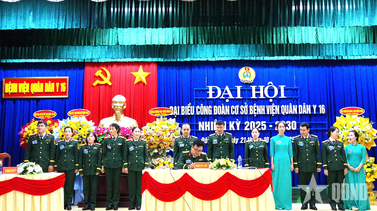 Công đoàn cơ sở Bệnh viện Quân dân y 16 phát huy tốt vai trò chăm sóc sức khỏe nhân dân và bộ đội