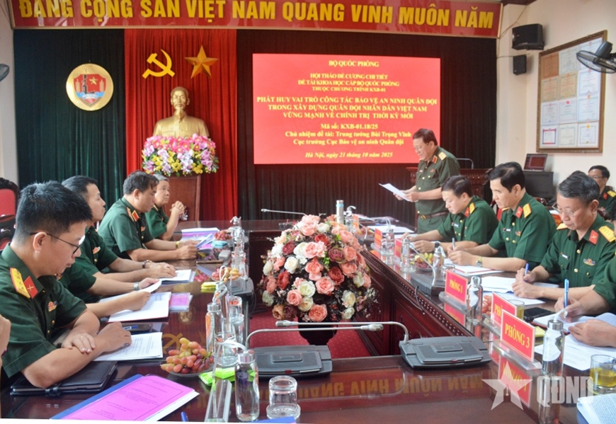 Phát huy vai trò công tác bảo vệ an ninh Quân đội