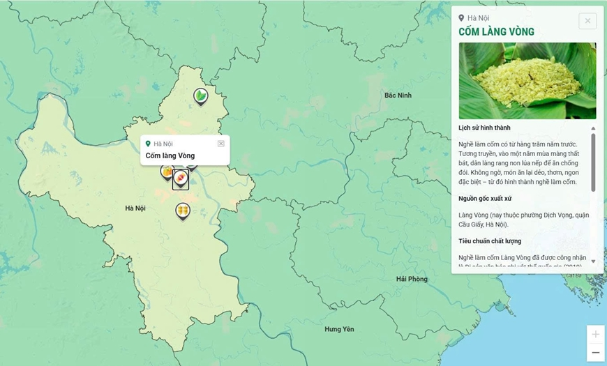 Bản đồ Nông sản Việt - bức tranh nông sản tiêu biểu của 34 tỉnh, thành phố