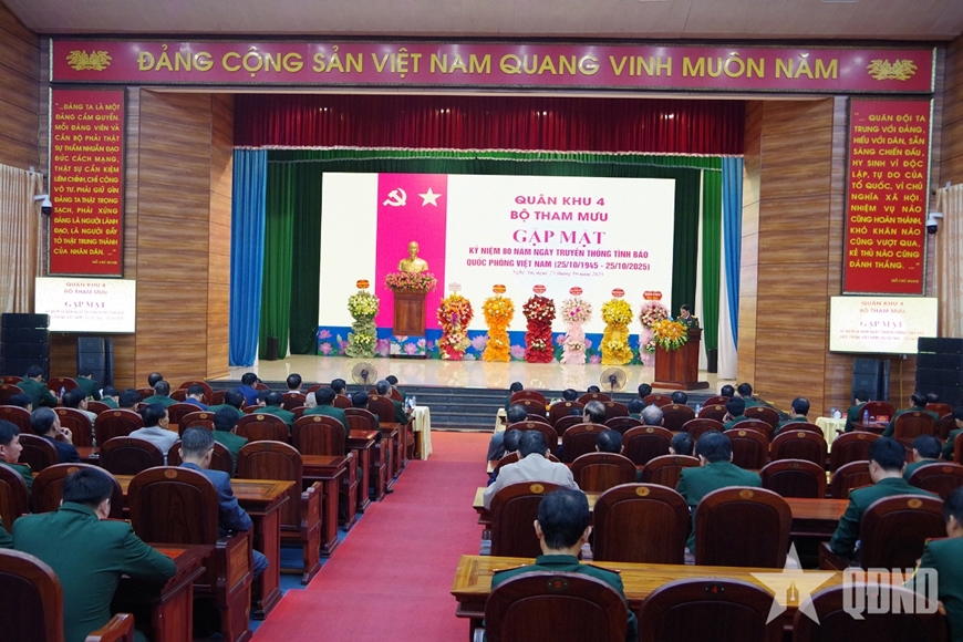 Quân khu 4: Gặp mặt kỷ niệm 80 năm Ngày truyền thống Tình báo quốc phòng Việt Nam