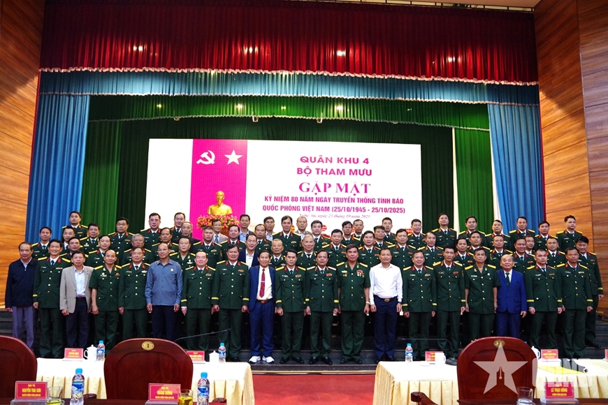 Quân khu 4: Gặp mặt kỷ niệm 80 năm Ngày truyền thống Tình báo quốc phòng Việt Nam