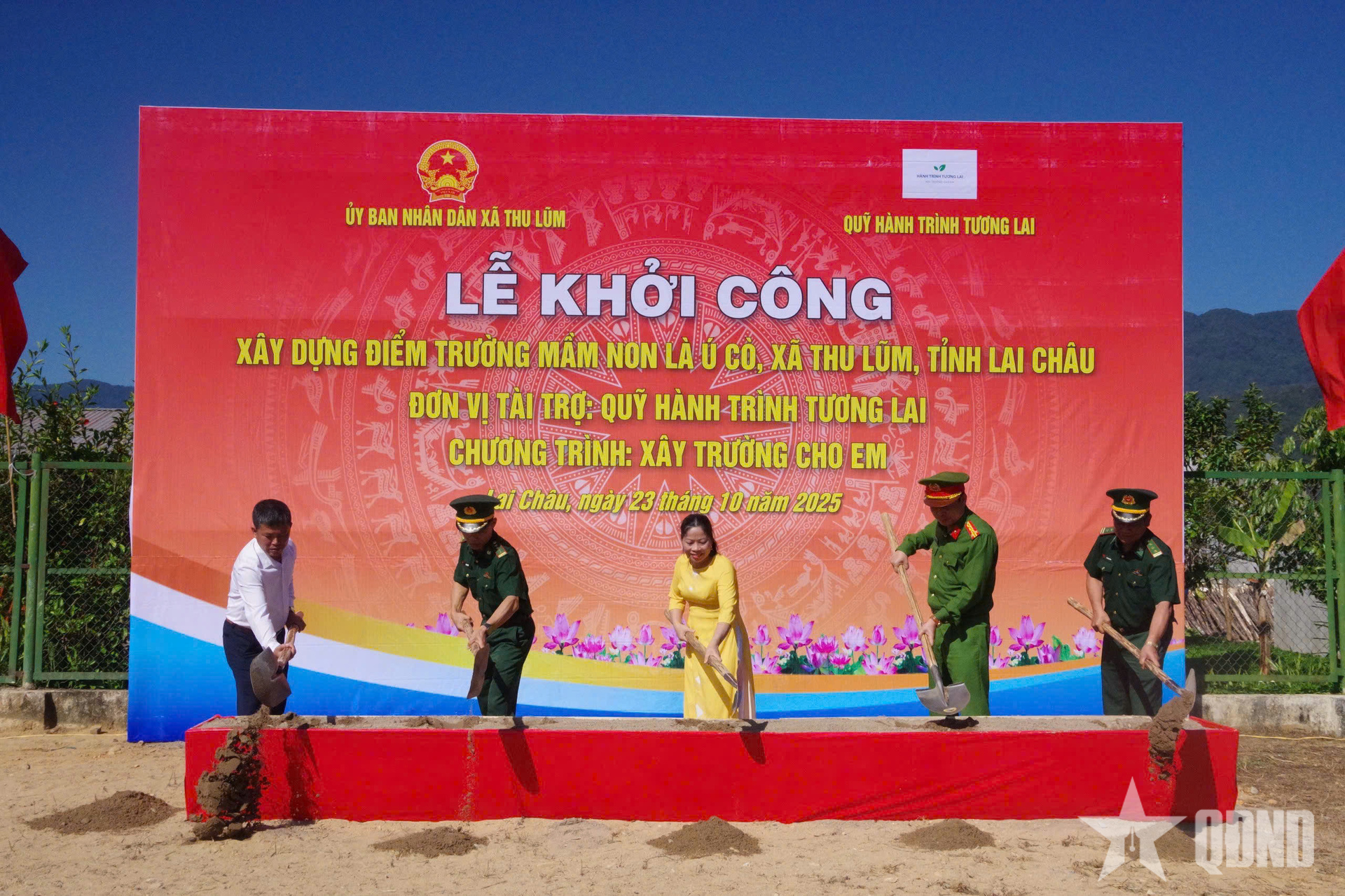 Khởi công xây dựng điểm Trường mầm non Là Ú Cò