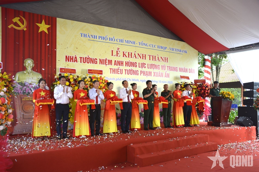 Tổng cục II khánh thành Nhà tưởng niệm Thiếu tướng, Anh hùng LLVT nhân dân Phạm Xuân Ẩn