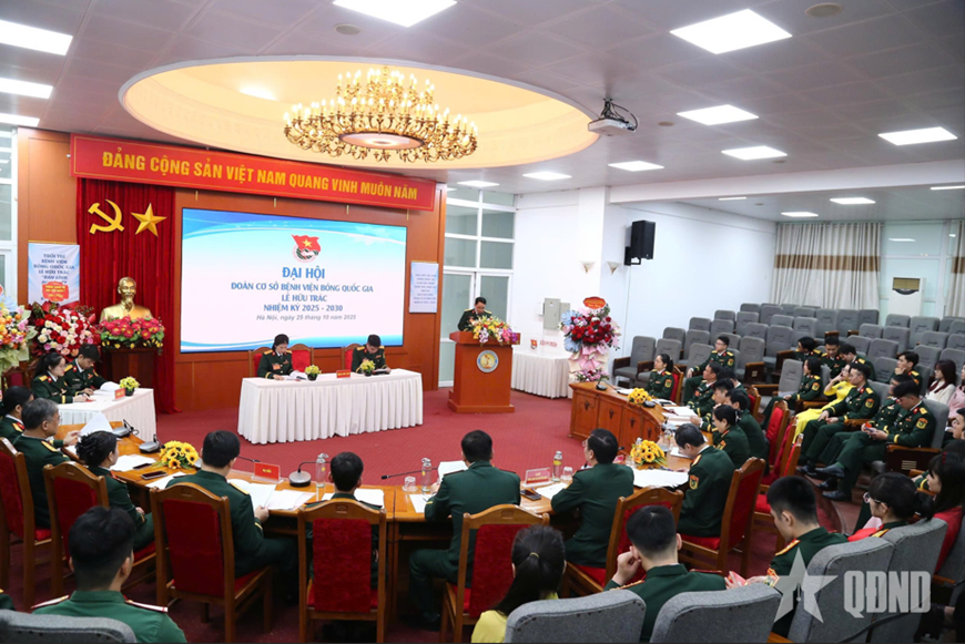 Đại hội Đoàn cơ sở Bệnh viện Bỏng Quốc gia Lê Hữu Trác nhiệm kỳ 2025 – 2030