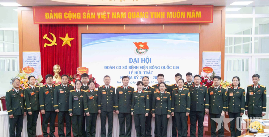 Đại hội Đoàn cơ sở Bệnh viện Bỏng Quốc gia Lê Hữu Trác nhiệm kỳ 2025 – 2030