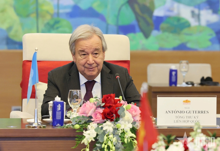 Chủ tịch Quốc hội Trần Thanh Mẫn tiếp Tổng Thư ký Liên hợp quốc