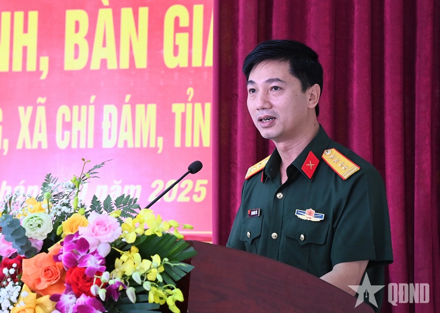 Bộ Quốc phòng tổ chức khánh thành Nhà văn hóa khu Gò Măng, xã Chí Đám (Phú Thọ)