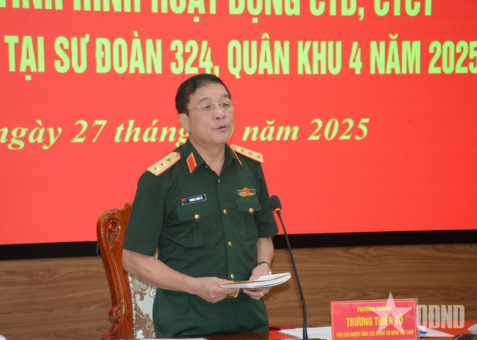 Tổng cục Chính trị kiểm tra công tác Đảng, công tác chính trị và công tác quân sự tại các đơn vị