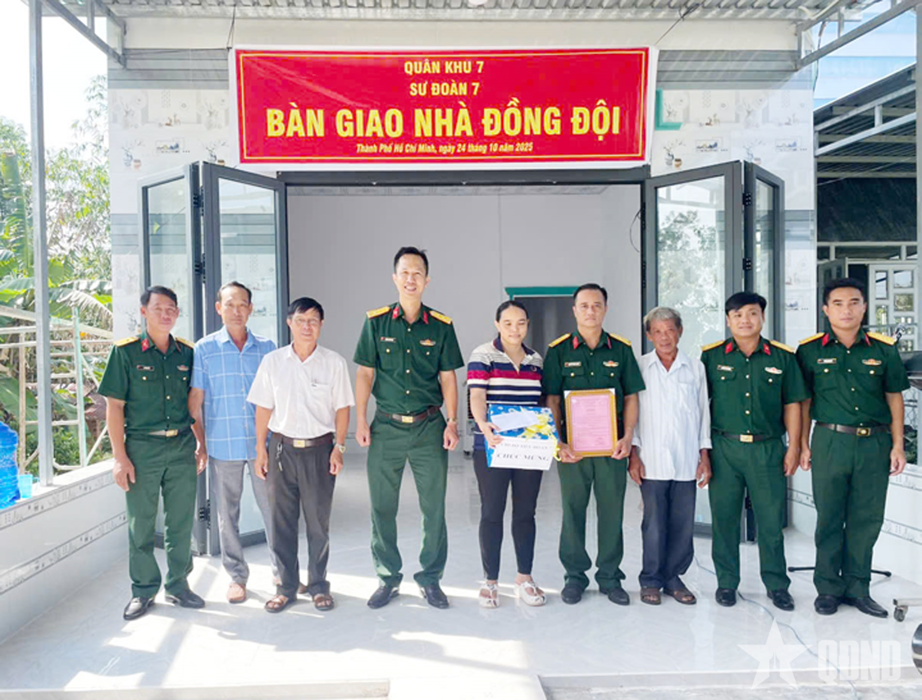 Những ngôi nhà mang tình đồng đội ở Sư đoàn 7