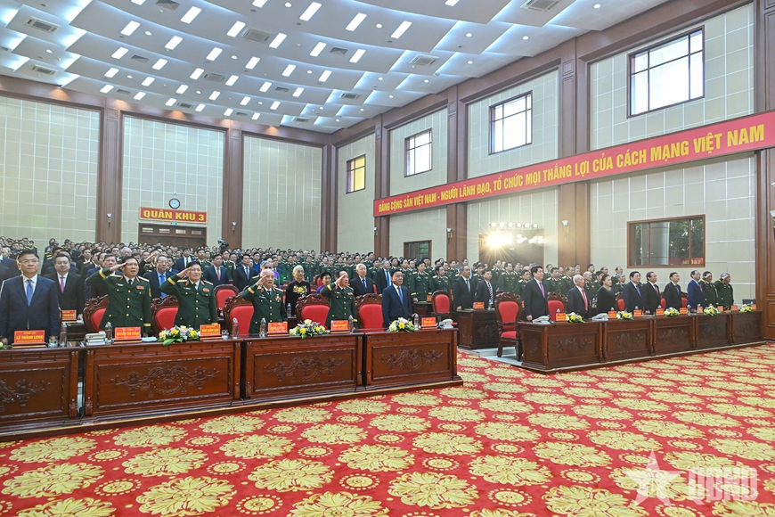 Chủ tịch nước Lương Cường dự Lễ kỷ niệm 80 năm Ngày truyền thống Lực lượng vũ trang Quân khu 3