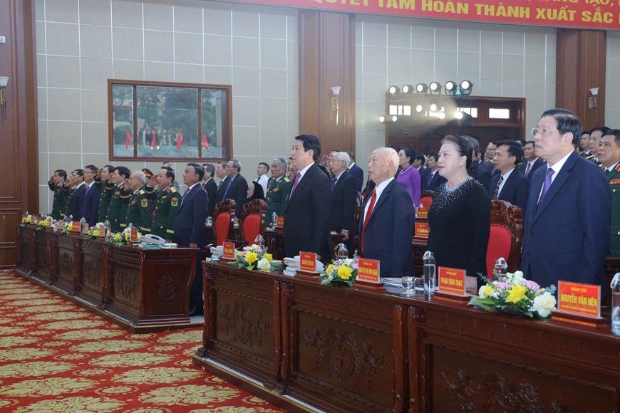 Chủ tịch nước Lương Cường dự Lễ kỷ niệm 80 năm Ngày truyền thống Lực lượng vũ trang Quân khu 3