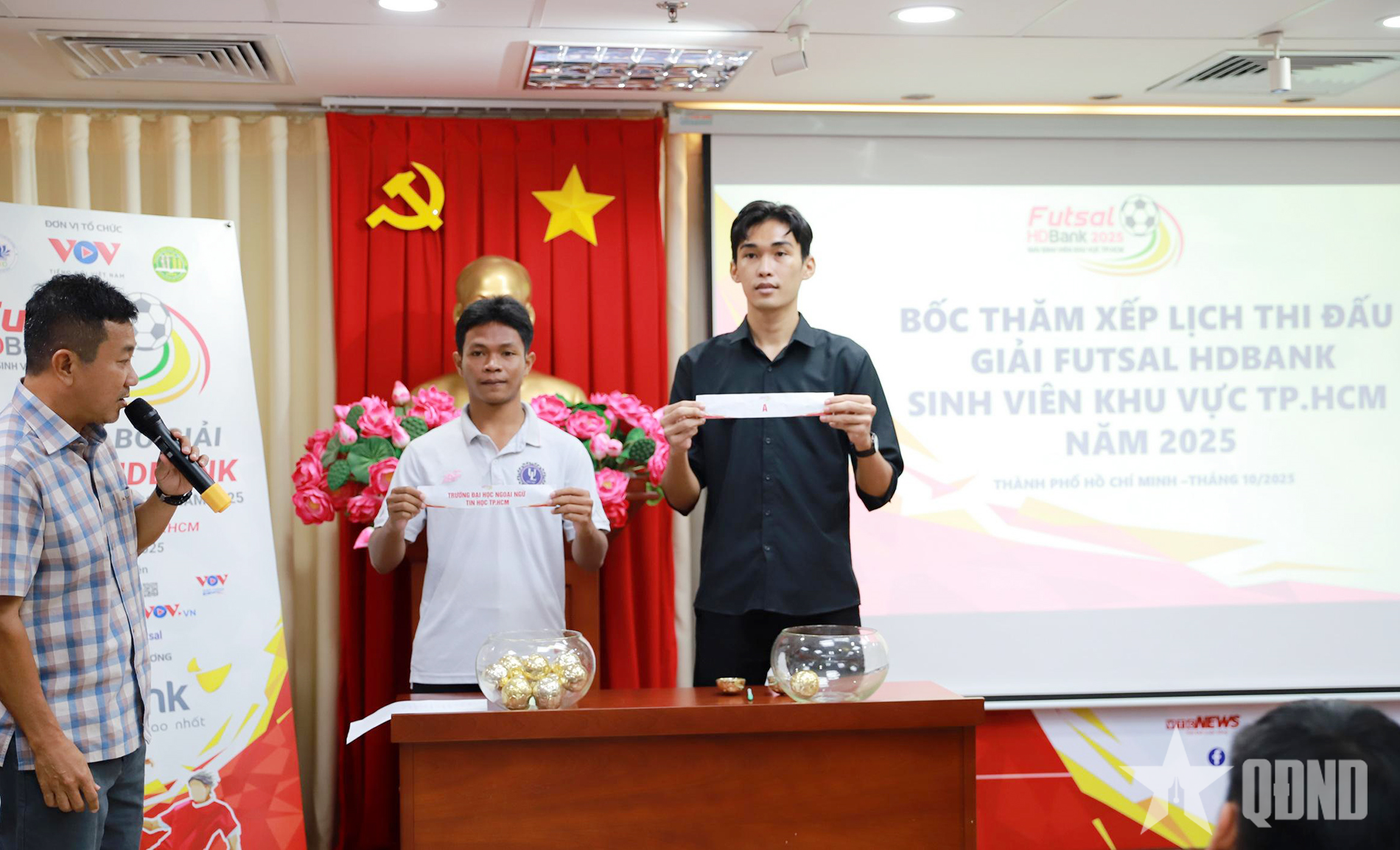 Giải Futsal HDBank Sinh viên khu vực TP Hồ Chí Minh năm 2025 có 12 đội tham dự