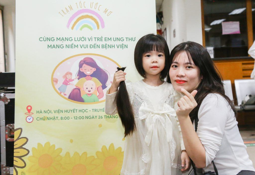 Mỗi mái tóc được hiến đều xuất phát từ trái tim