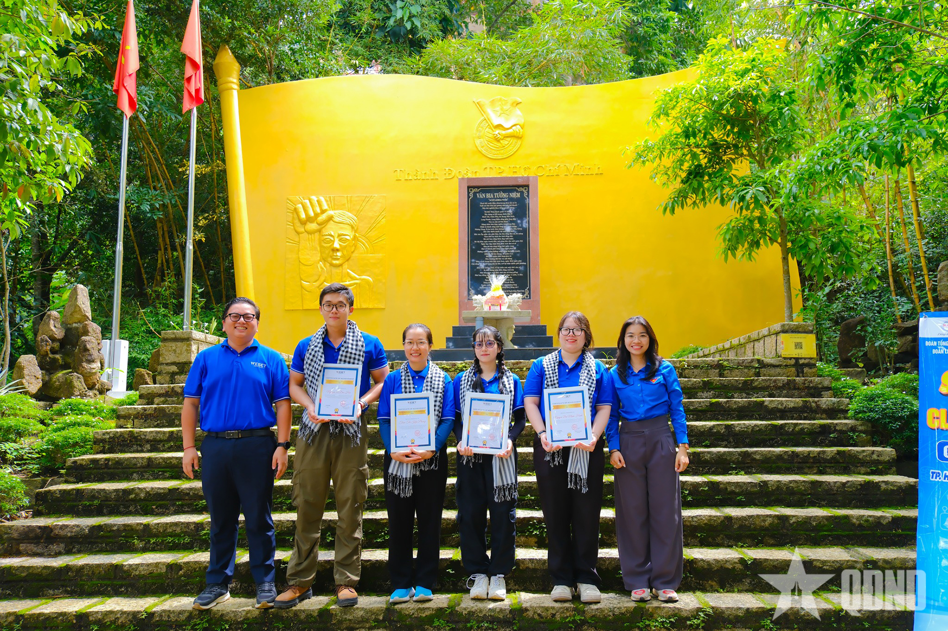 Hành trình tự hào thanh niên công nhân 2025 - dấu ấn WESET trên núi Dinh