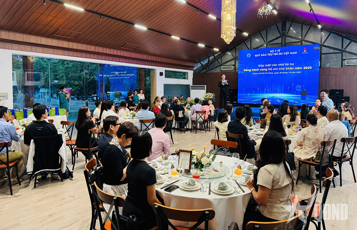 Quỹ Bảo trợ trẻ em Việt Nam gặp mặt tri ân những tấm lòng vàng năm 2025 