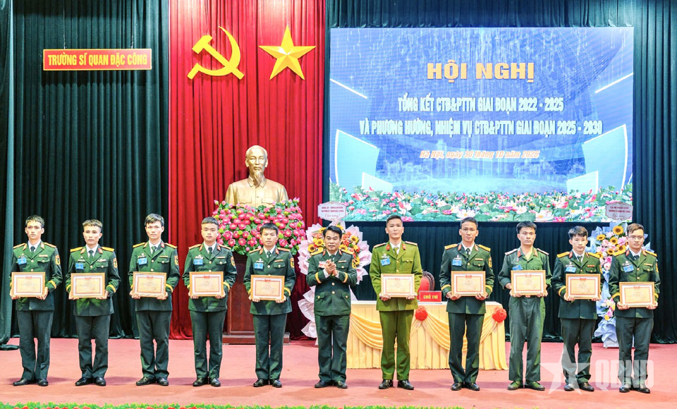 Trường Sĩ quan Đặc công: Đoàn viên, thanh niên bản lĩnh chính trị đặc biệt vững vàng, ý chí quyết tâm đặc biệt cao