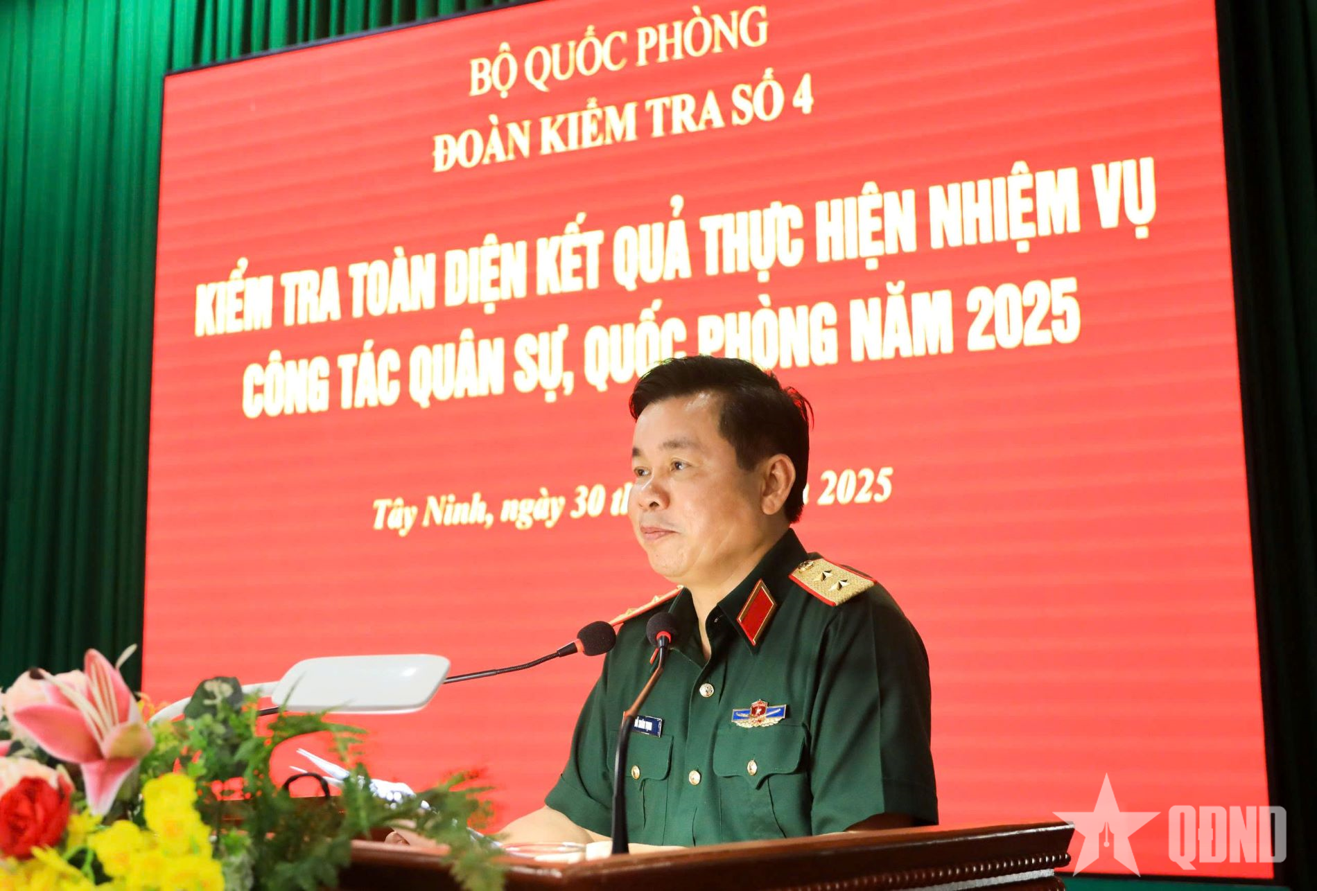 Bộ Quốc phòng kiểm tra toàn diện Ban chỉ huy Bộ đội Biên phòng tỉnh Tây Ninh