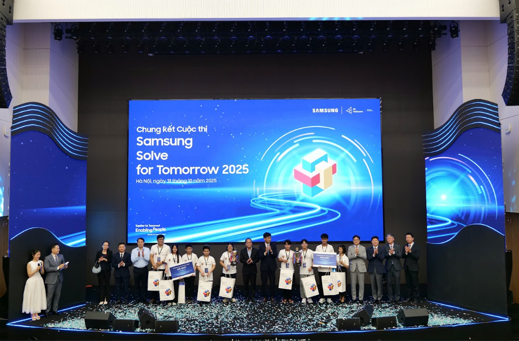 Hai dự án kết hợp thể thao và công nghệ giành giải Nhất cuộc thi Samsung Solve for Tomorrow