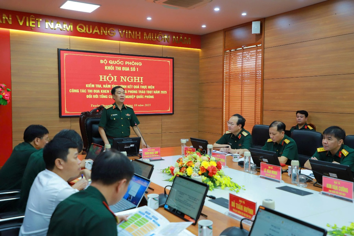 Khối thi đua số 1, Bộ Quốc phòng kiểm tra công tác thi đua, khen thưởng tại Nhà máy Z129