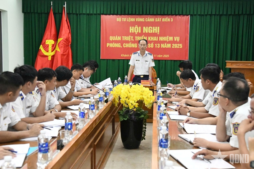 Vùng Cảnh sát biển 3 chủ động ứng phó bão Kalmaegi