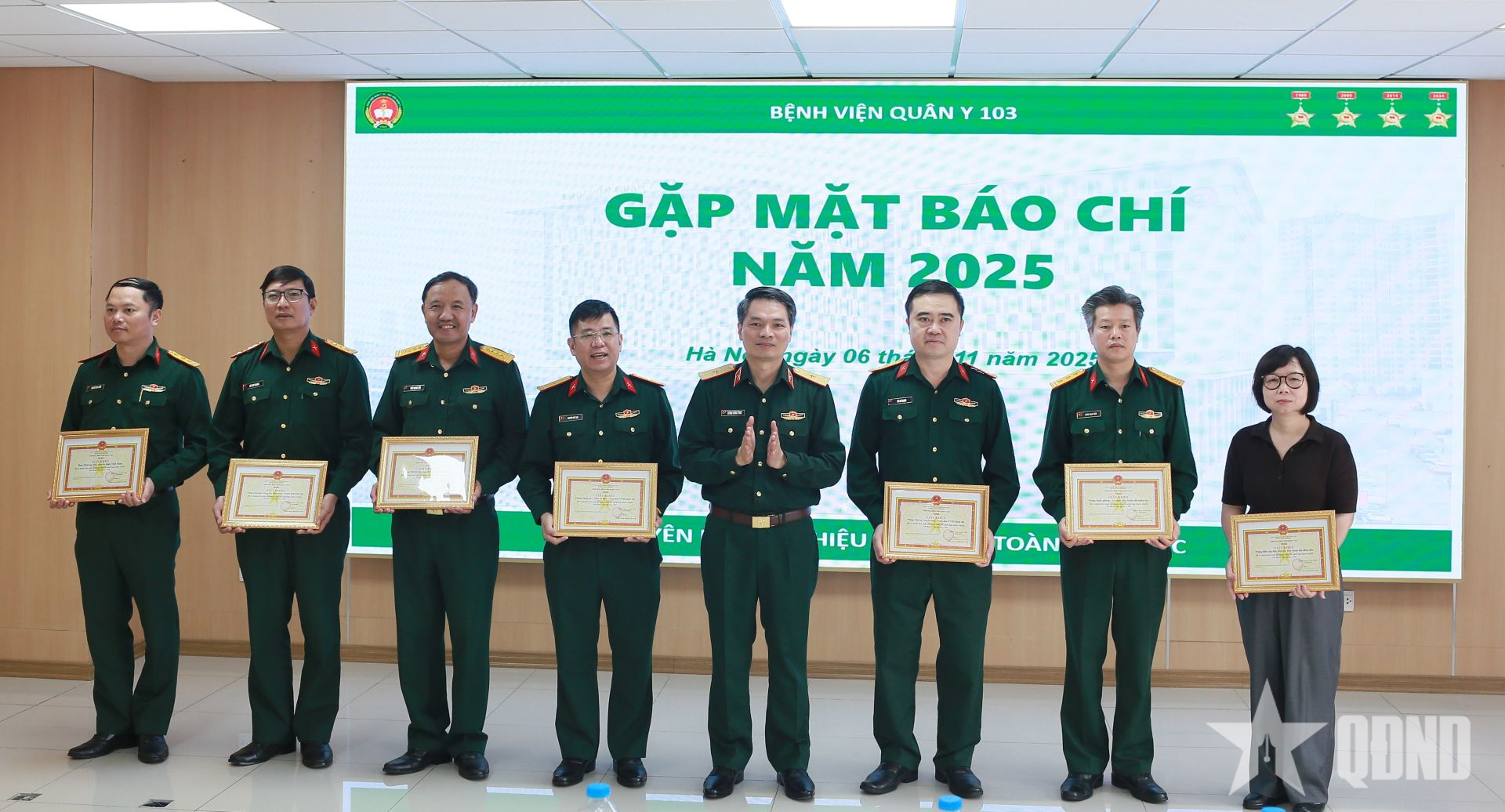 Báo chí là nguồn động lực giúp Bệnh viện Quân y 103 hoàn thành tốt nhiệm vụ được giao
